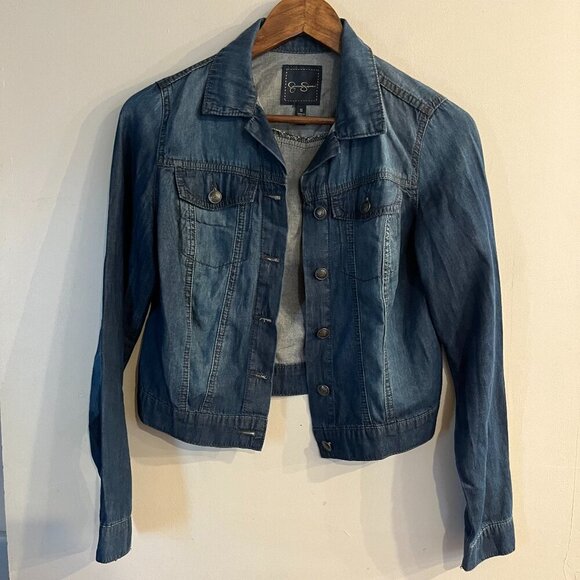 Jessica Simpson Blue Jean Jacket - Picture 1 of 4
